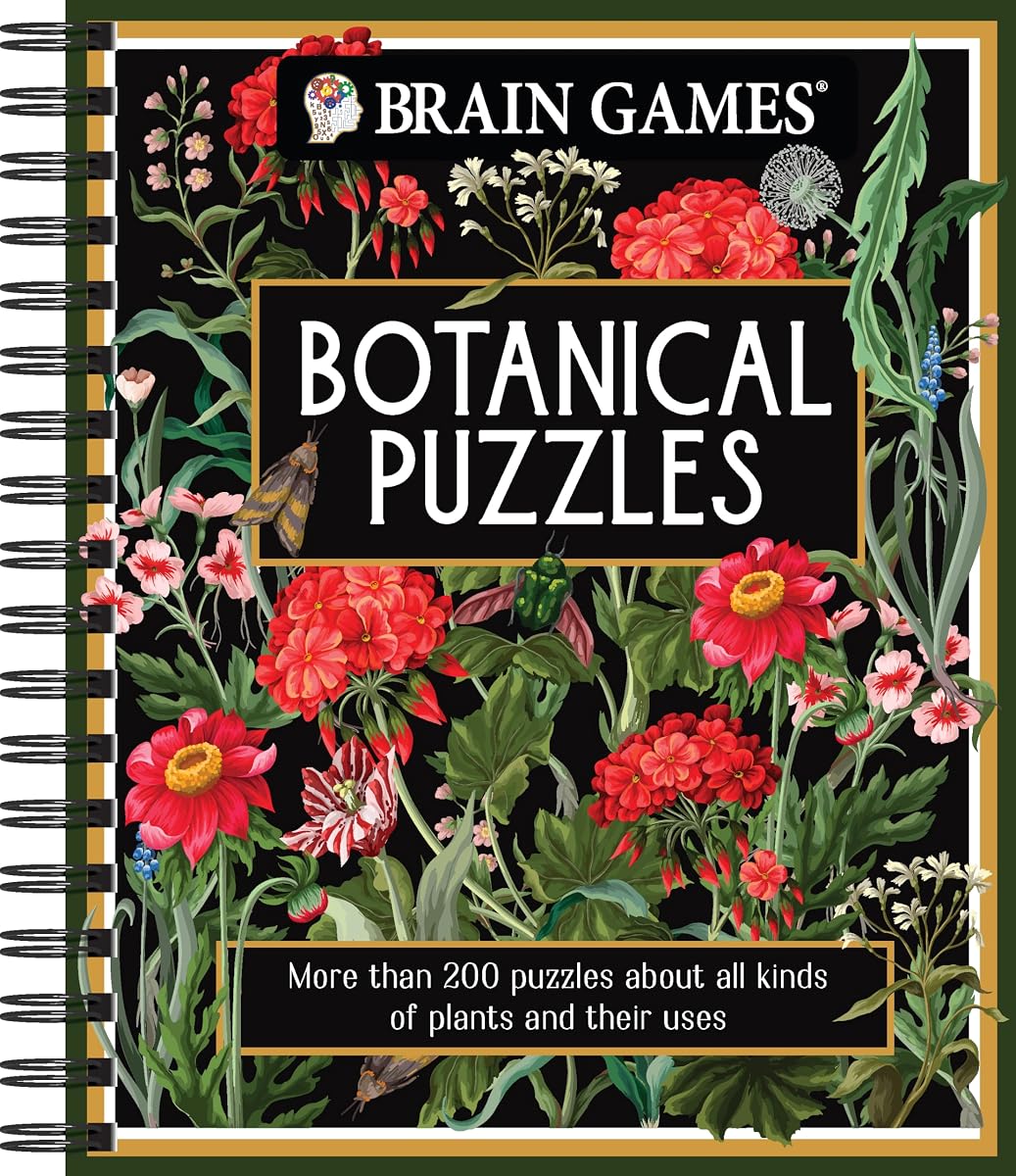 Brain Games - Botanical Puzzles: More Than 200 Puzzles About All Kinds of Plants and Their Uses