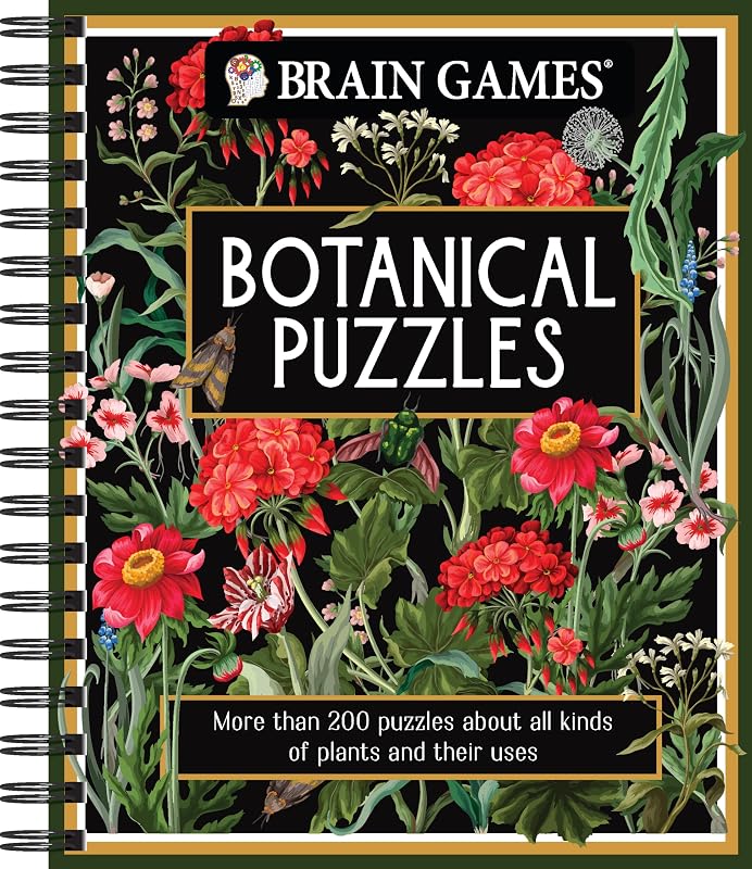 Brain Games - Botanical Puzzles: More Than 200 Puzzles About All Kinds of Plants and Their Uses