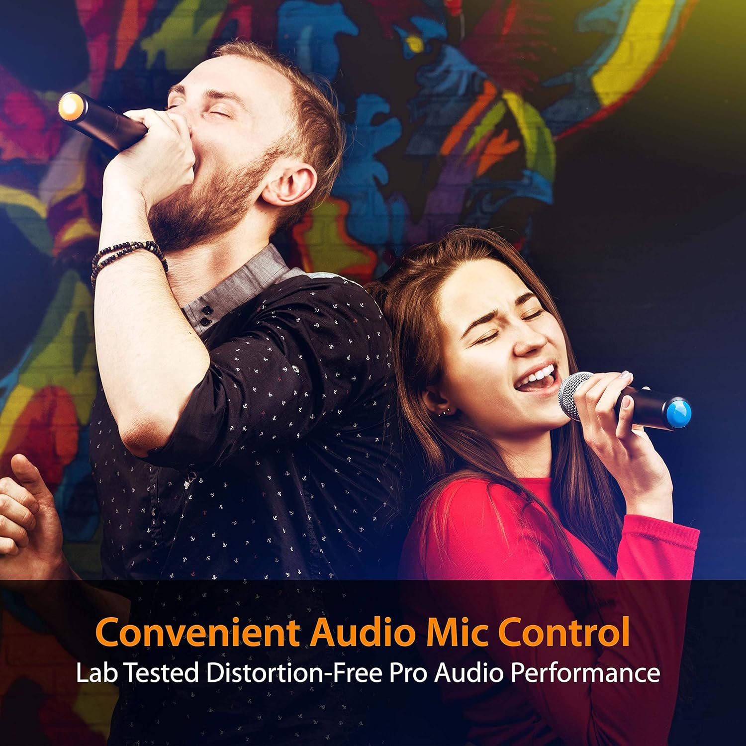 Buy 1 get 1 🔥 Compact UHF Wireless Microphone System - Pro Portable Dual Channel Desktop Digital Mic Receiver Set w/ 2 Handheld Mic, Receiver Base, USB Cable, Battery, XLR, For Home, PA, Karaoke, DJ - Pyle PDWM2950