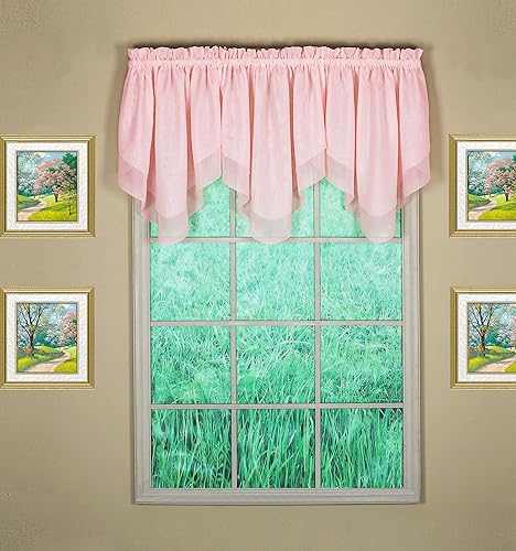 Vista 562 de Today's Curtain - Cortina Emelia de gasa original, panel de 84 pulgadas, negro, 60 pulgadas de ancho x 84 pulgadas de largo