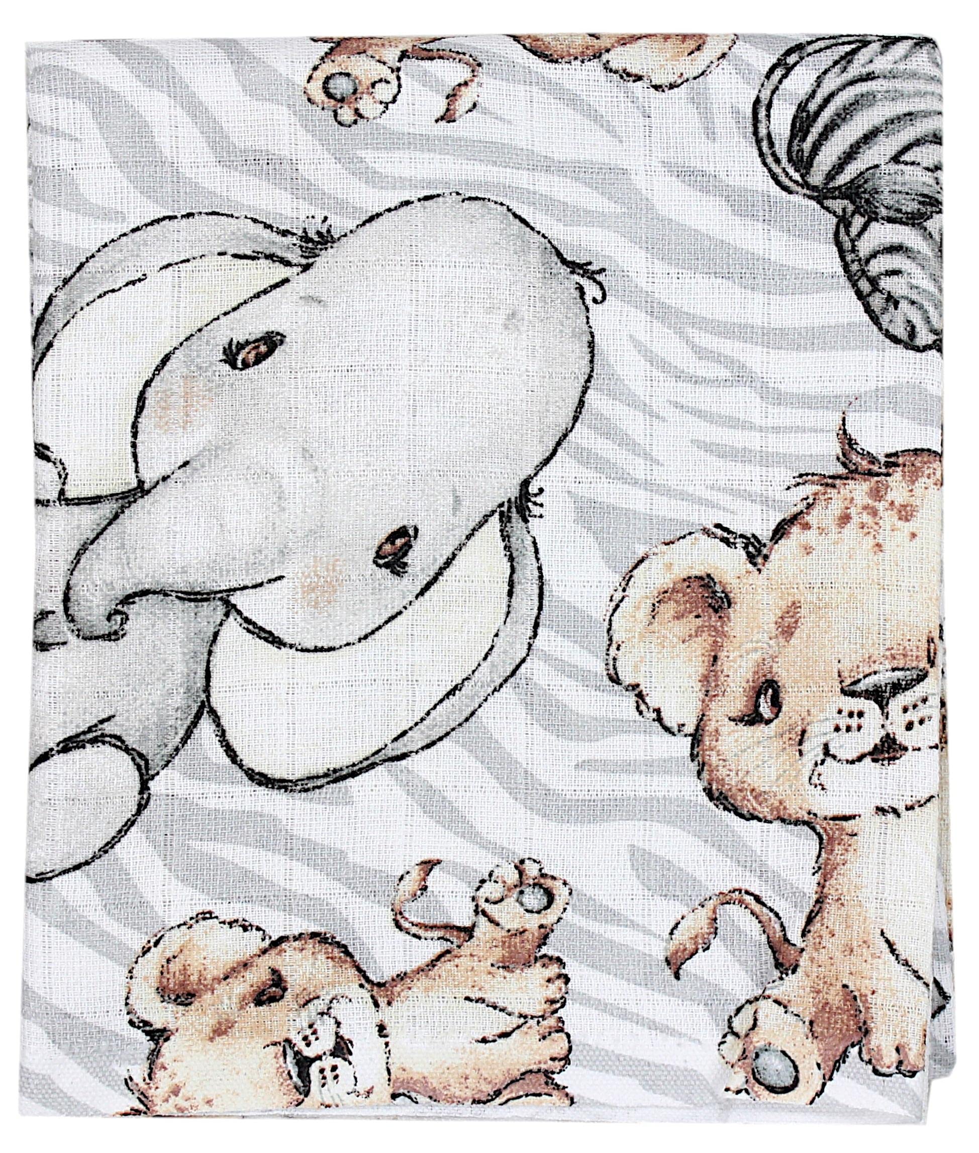 TupTam Pieluchy muślinowe ściereczki do zmywania 70x80 5 / 10 sztuk, kolor: Unisex 6, liczba części: 5 sztuk