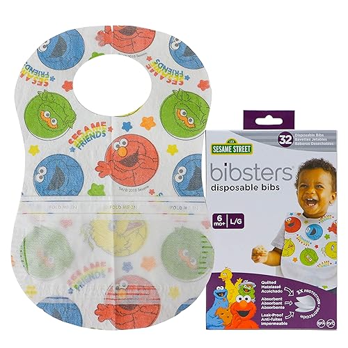 bibsters grande desechables baberos deMultiUnisex32CT