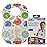 Bibsters, Sesame Street Large Disposable Bibs with Patented Crumb-Catcher, Leakproof Liner, and Reusable Fastener, Ages 6+ Months, 32 count