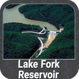 Lake Fork Texas gps fish chart