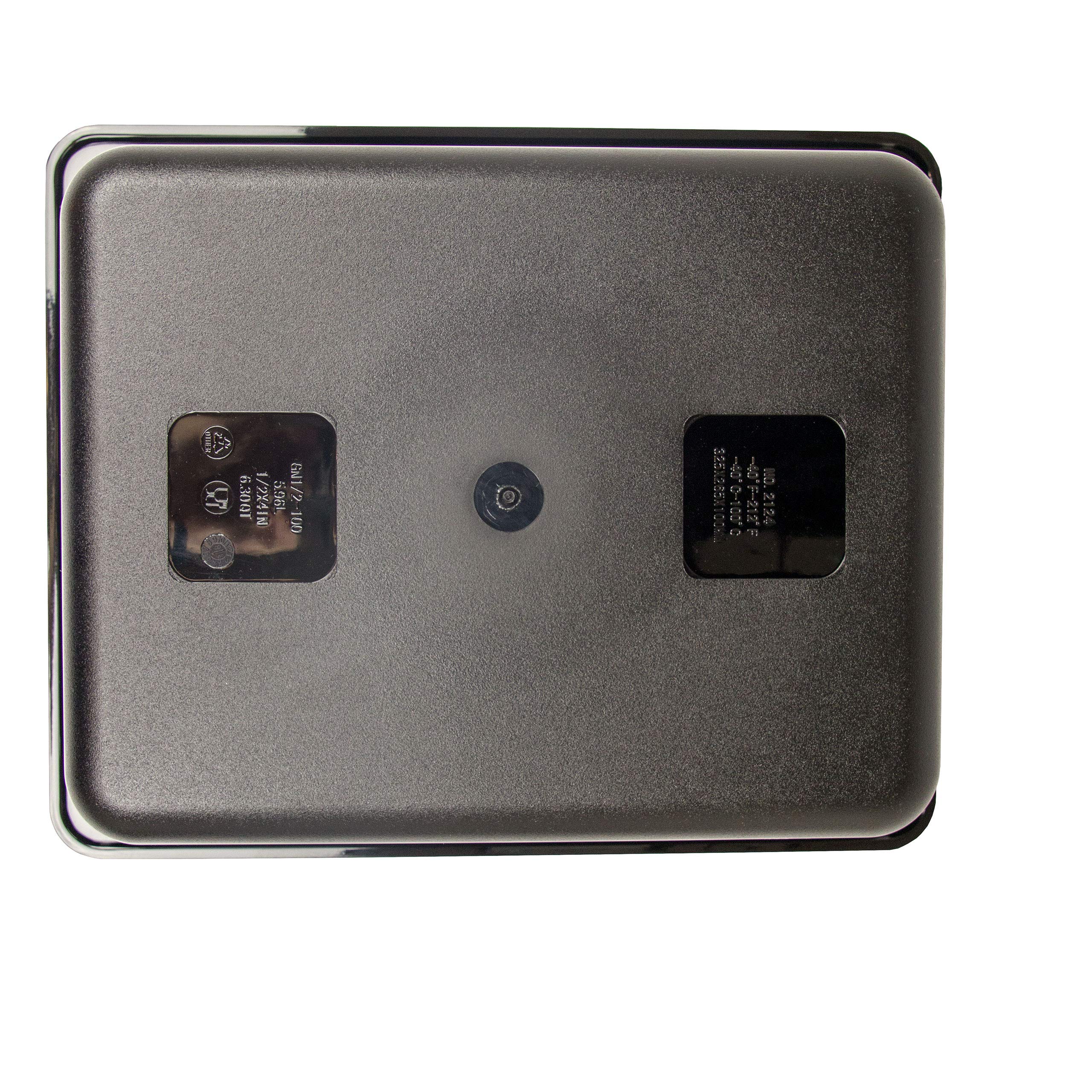 6 recipientes GN 1/2 Gastronorm GN, 6,5 litros, profundidad de 100 mm, plástico, color negro