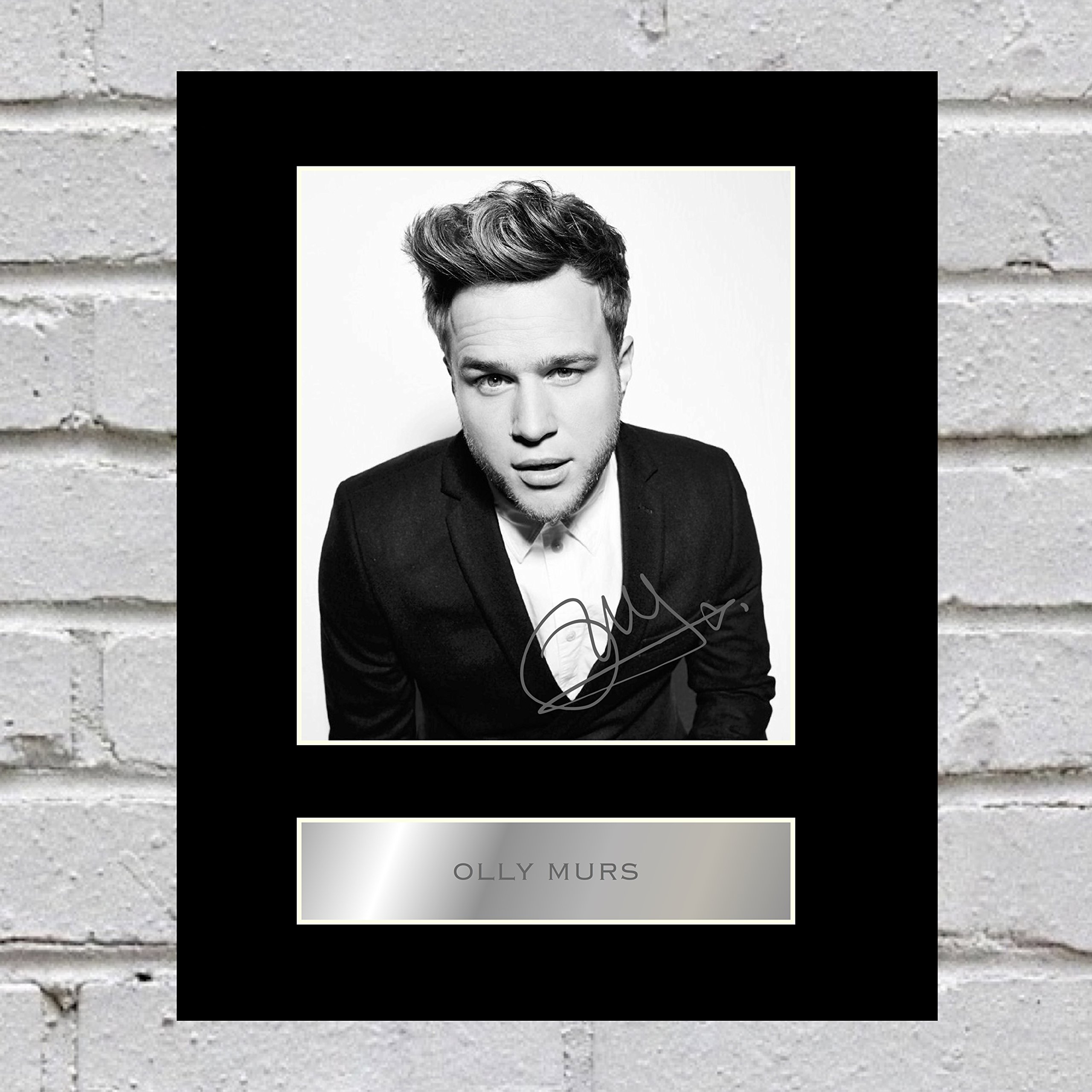 Iconic picsOlly Murs Digitally Signed Mounted Photo Display #3