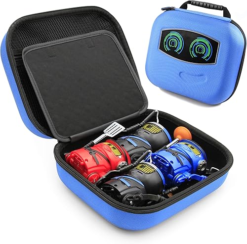 CASEMATIX Funda de robot compatible con 4 Ninja Bots Battle Bots y accesorios de juguetes ninja, solo incluye funda
