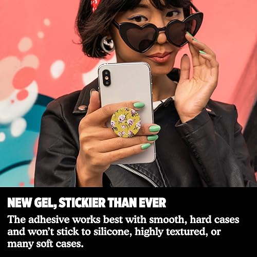 Miniatura 6 de PopSockets: PopGrip con tapa intercambiable para teléfonos y tabletas - English Rose