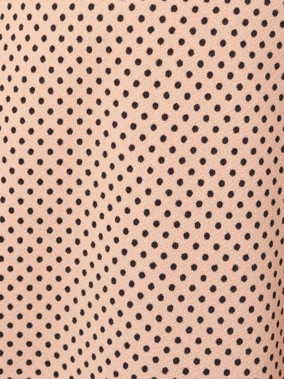 Adrianna Papell Womens Printed Petal Sleeve Knit Top - Image 4