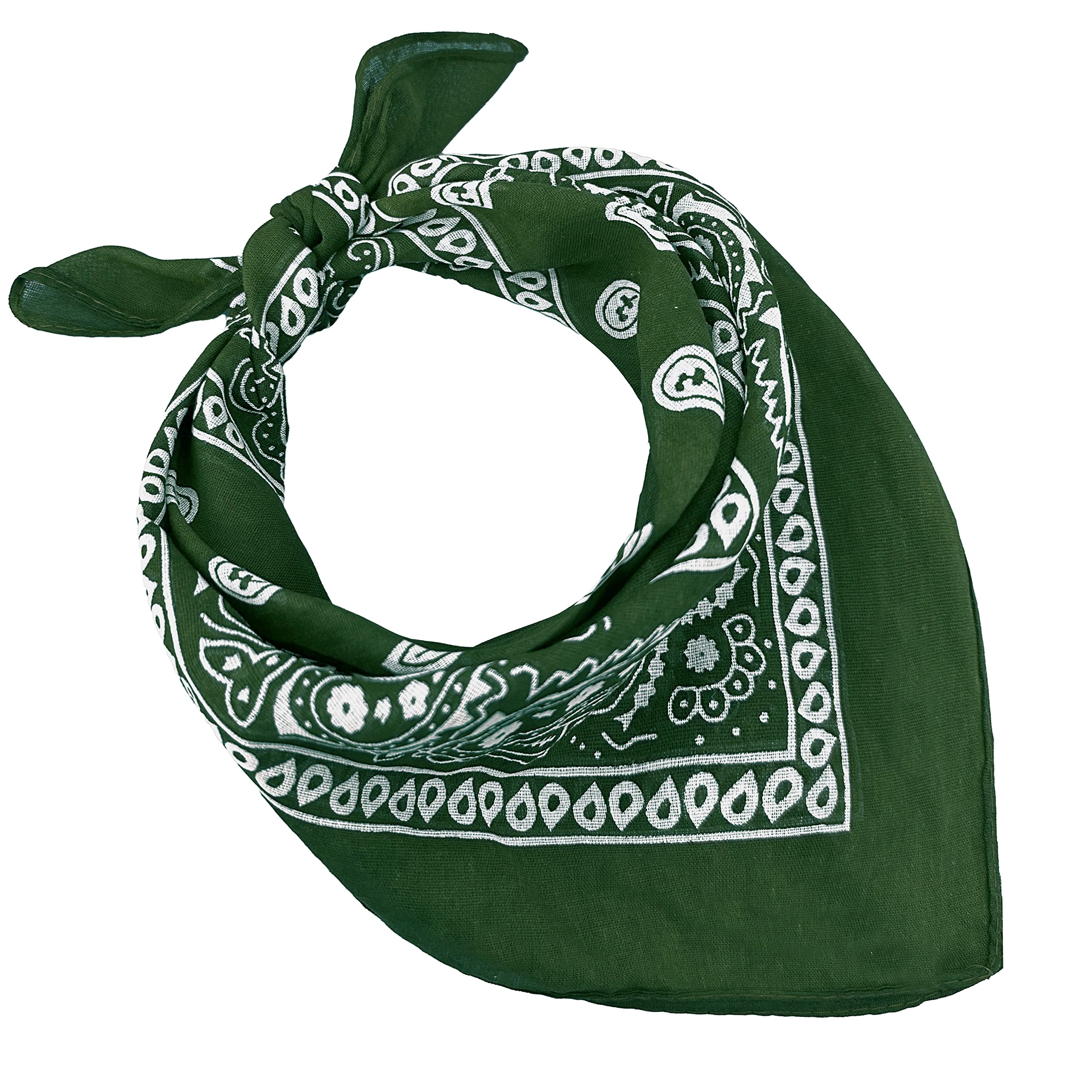 JOPHY & CO. 100% algodón BANDANA SET 3/5/10 para Mujeres Hombres Niños Unisex Único y/o Paisley Pattern COD. A644 — view 17