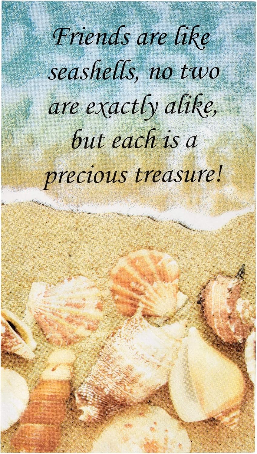 100 Nautical Beach Guest Napkins 3 Ply Disposable Paper Pack Coastal Friends Seashell Sea Shore Summer Dinner Hand Napkin For Bathroom Hotel Gym Spa Party Wedding Bridal Baby Shower Decorative Towels