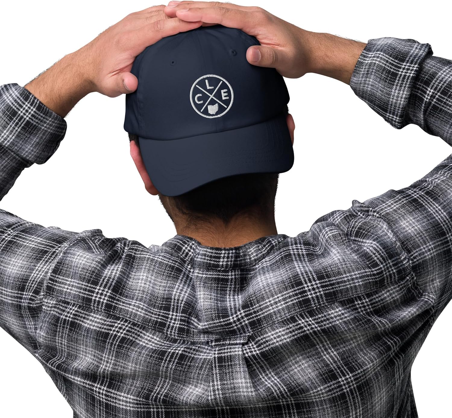 Retro Cleveland Baseball Hat CLE Emblem Dad Hat Cap