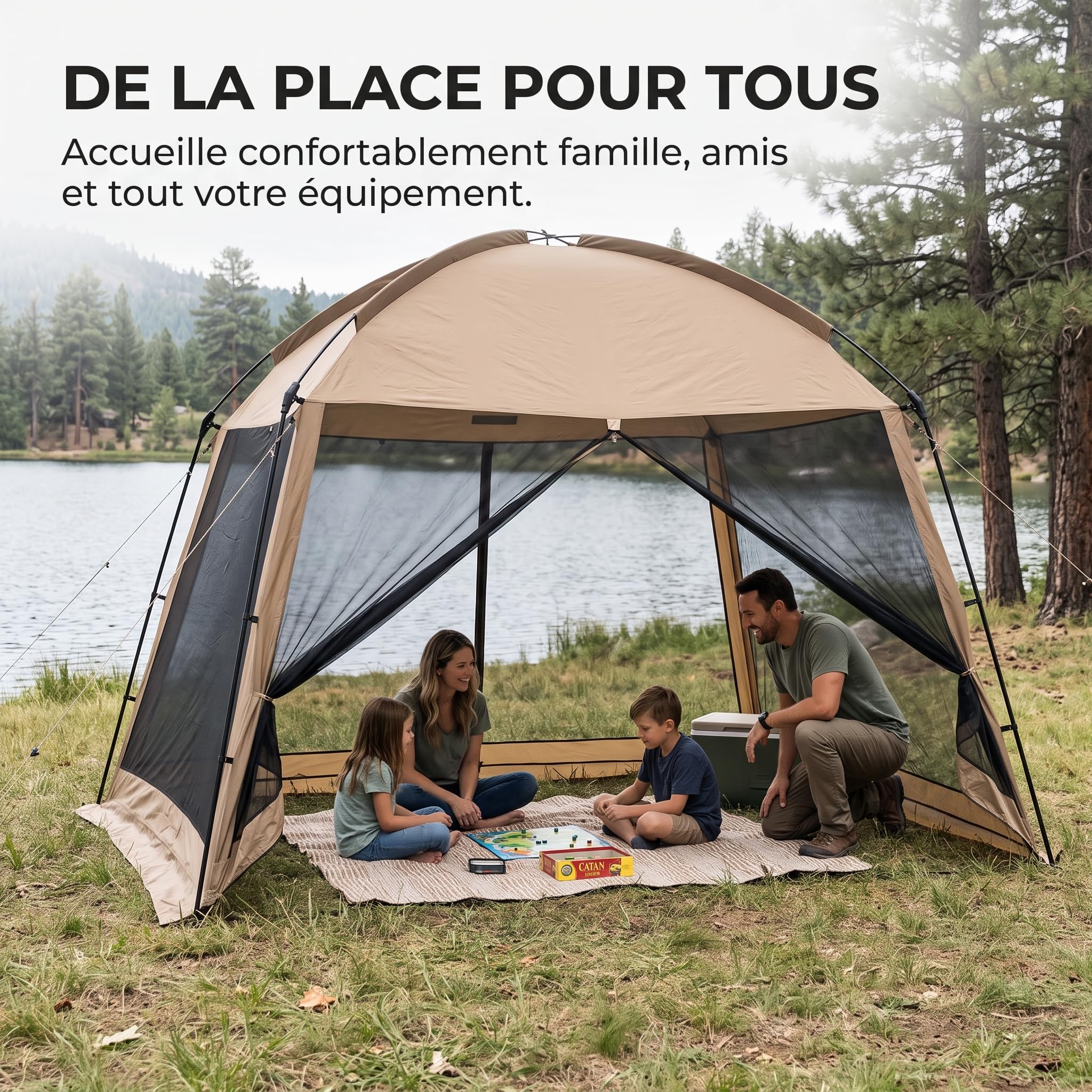 Campeggio Versatile per Tutte le Stagioni, Riparo Outdoor Impermeabile per Campeggiatori, Style 4