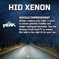 Vista 6 de PEAK Bombilla de repuesto para faros delanteros de xenón HID D4S