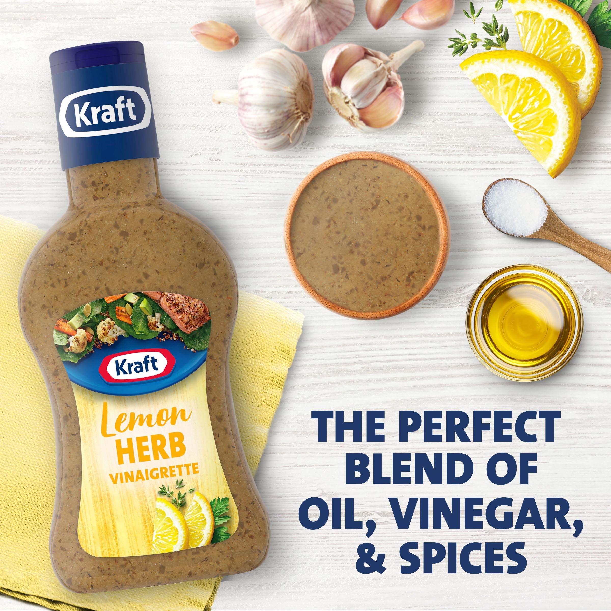 is kraft classic herb dressing discontinued Kraft Lemon Herb Vinaigrette Salad Dressing, 14 FO