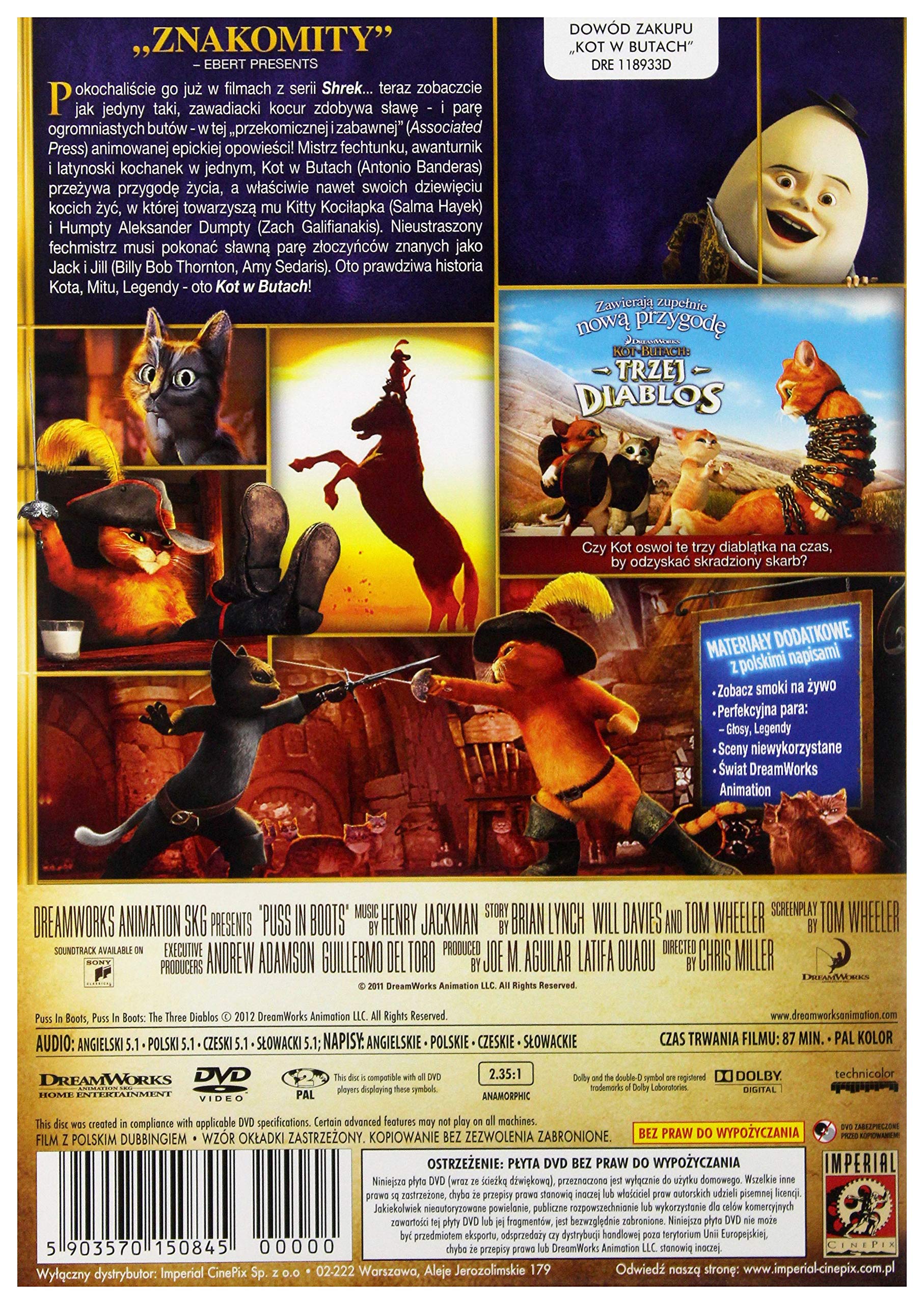 Puss In Boots [DVD] (IMPORT) (Nessuna versione italiana)