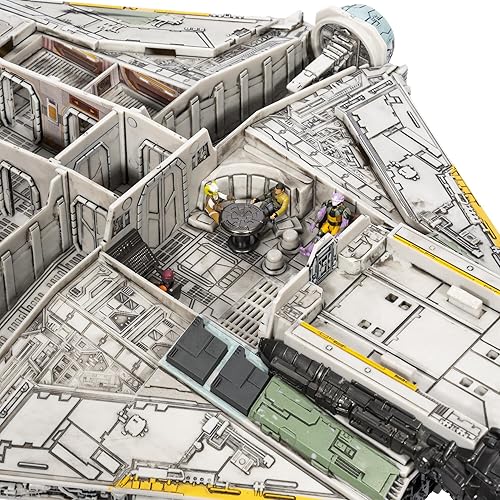 Miniatura 10 de STAR WARS Micro Galaxy Squadron Ghost (Secret Mission) - Vehículo de 15 pulgadas con tres vehículos adicionales más diez accesorios de micro figuras