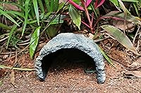 Vista 4 de MODERNJOE'S Cuevas escondidas de rocas para reptiles y anfibios. Resina decorativa para acuarios y terrarios. Perfecto para lagartos, serpientes