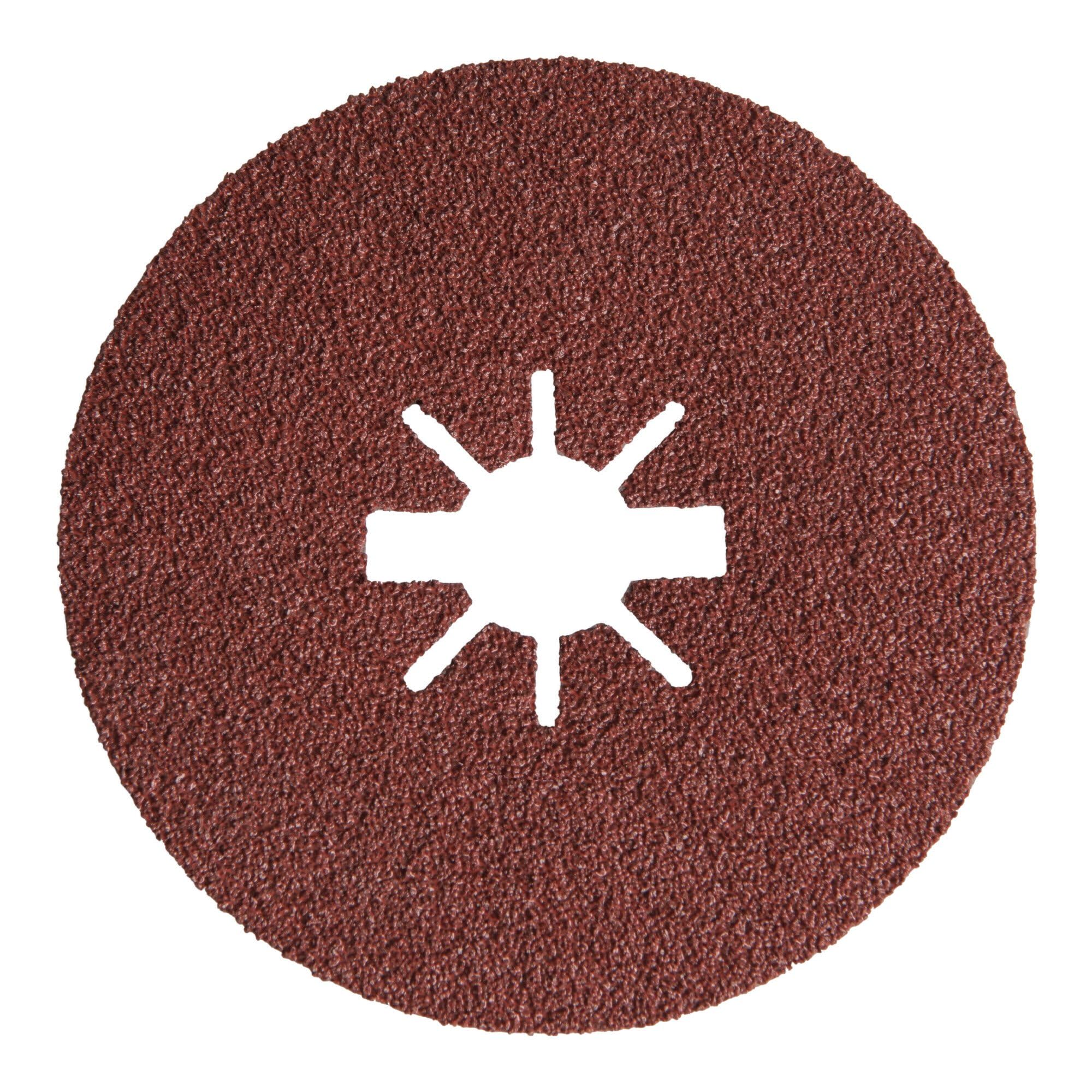 Klingspor 351144 CS 561 Fibre Discs for Steel Non-ferrous Metals, Metal Universal, X-LOCK, 36 Grit, 125 mm x 22 mm, Pack of 25