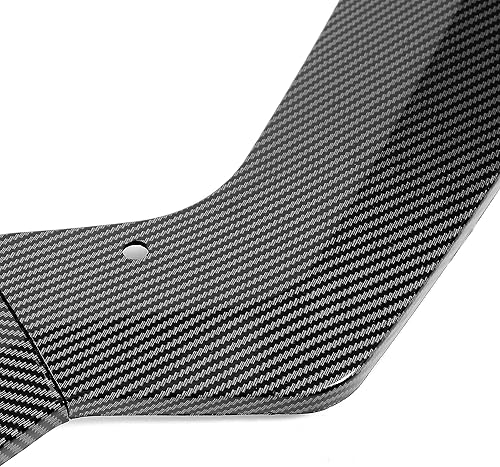 Miniatura 6 de KUAFU 3 piezas de alerón para parachoques delantero compatibles con el modelo Ford Mustang GT 2018-2023, kit de cuerpo de difusor de aire de fibra