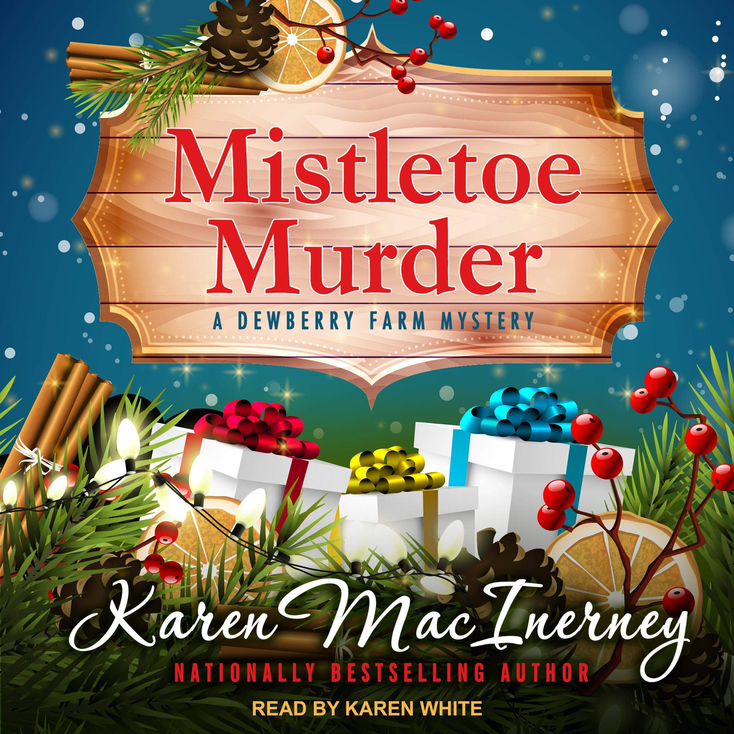 Cover art for Mistletoe Murder: Dewberry Farm Mysteries Series, Book 4