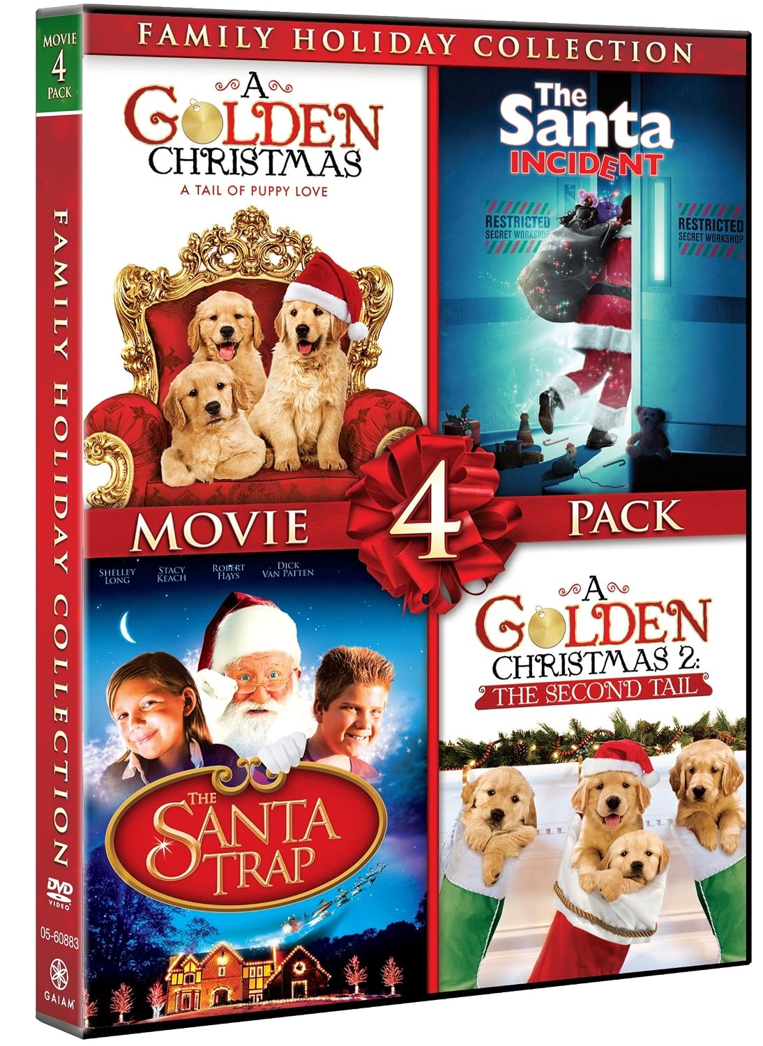 Family Holiday Collection Movie 4 Pack (The Santa Trap, The Santa Incident, A Golden Christmas, A Golden Christmas: The Second Tail)