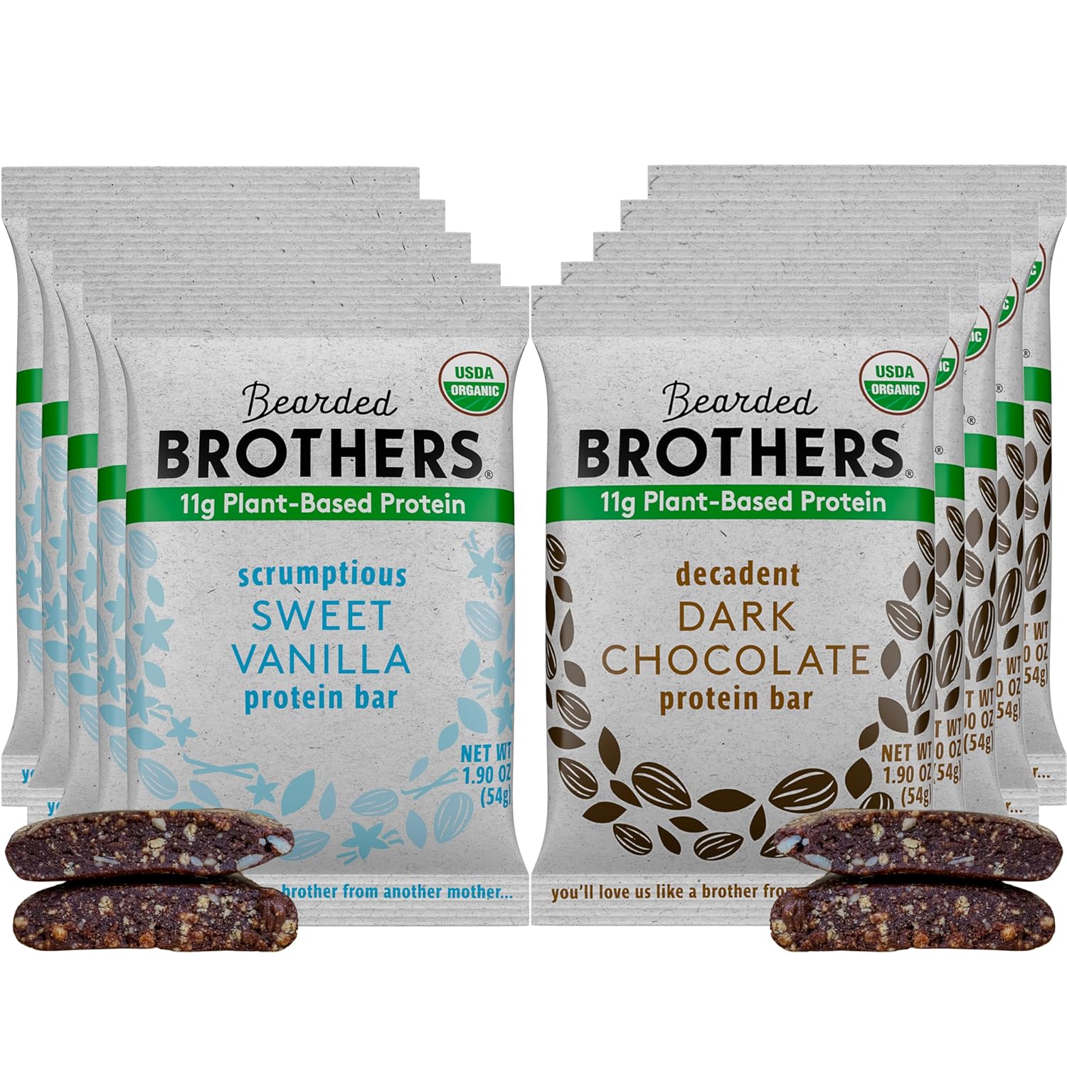 Bearded Brothers Organic Protein Bars