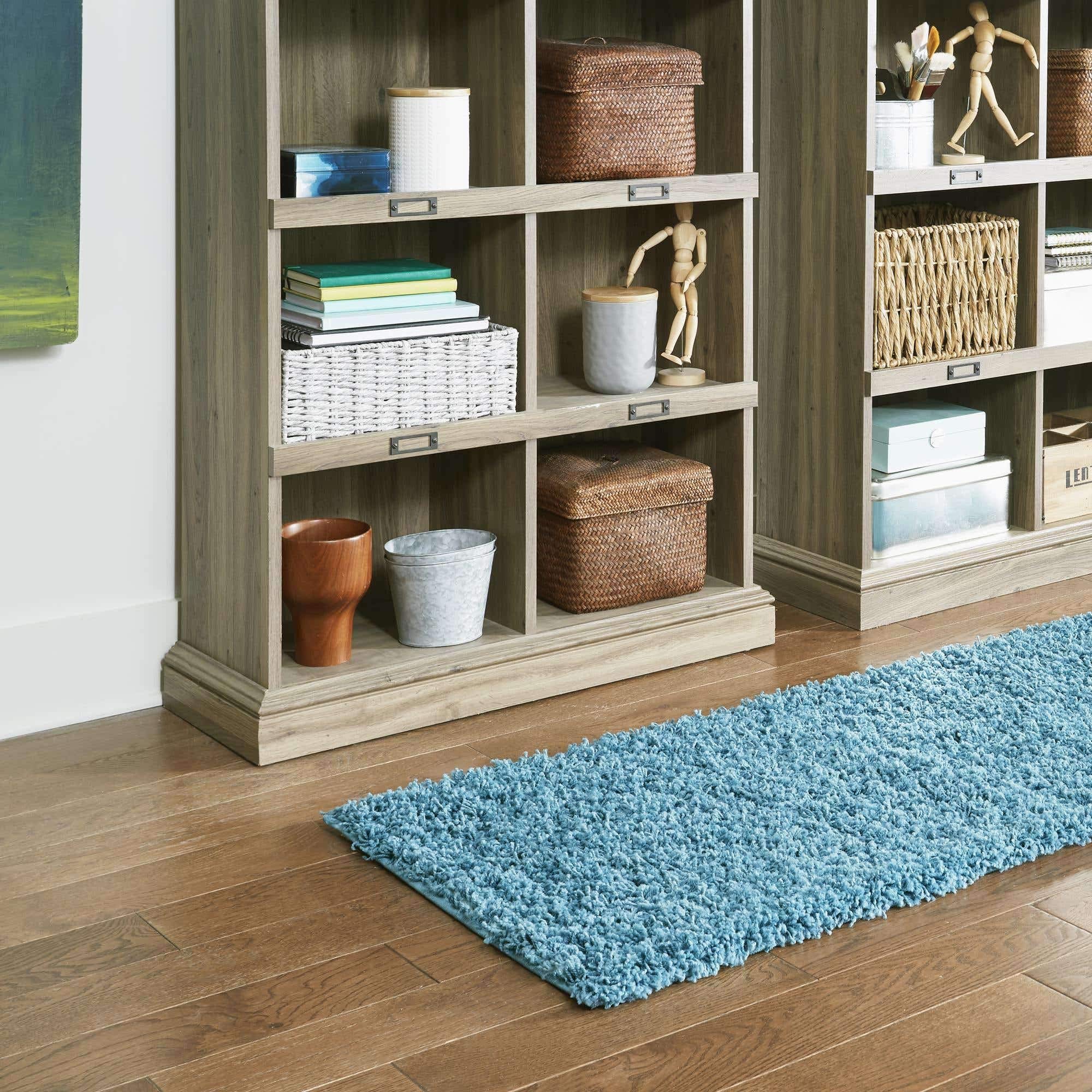 Unique Loom Shag Teppich – 6x3 M Läufer In Hellschieferblau, Extra Weich & üppig