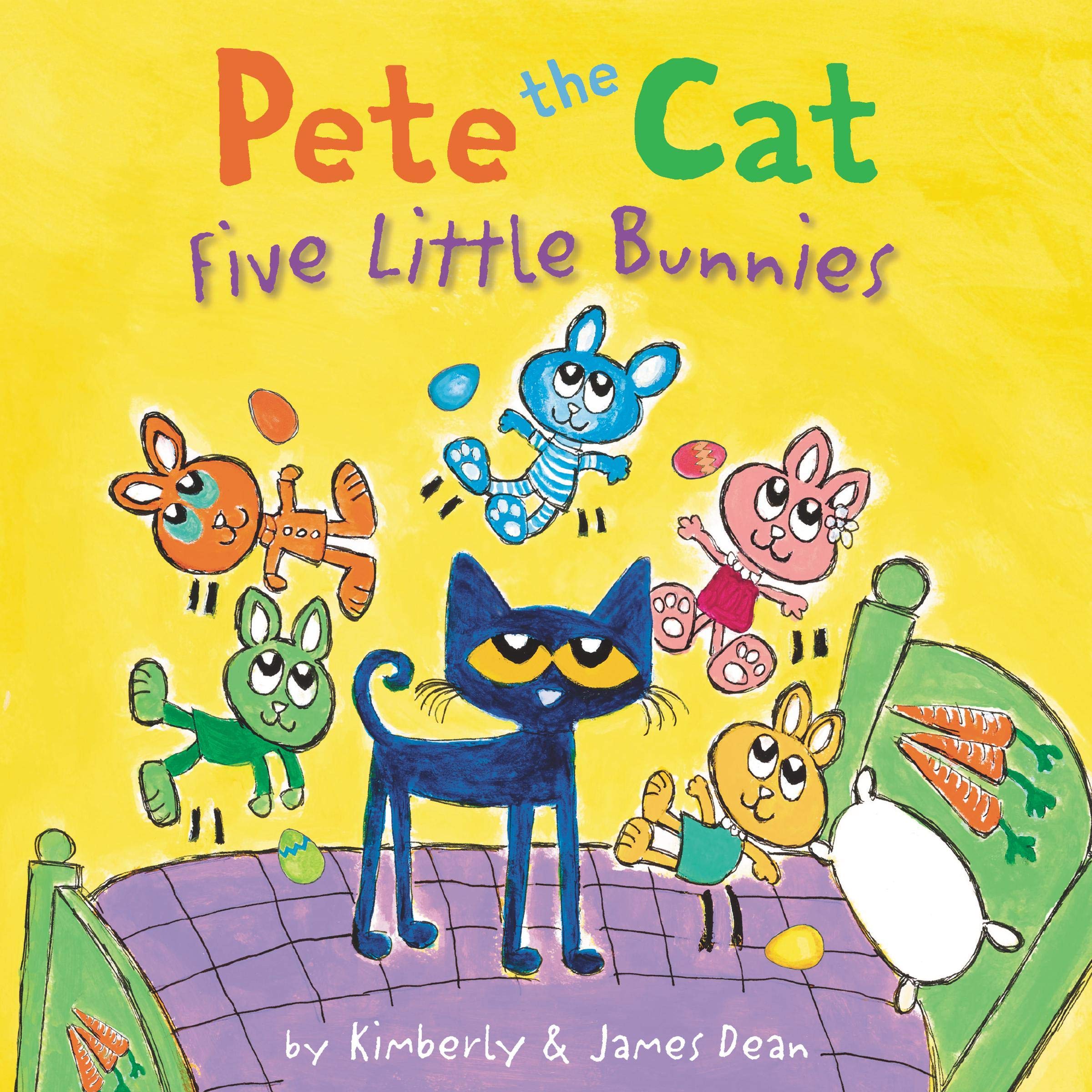Cover art for Pete the Cat: Five Little Bunnies