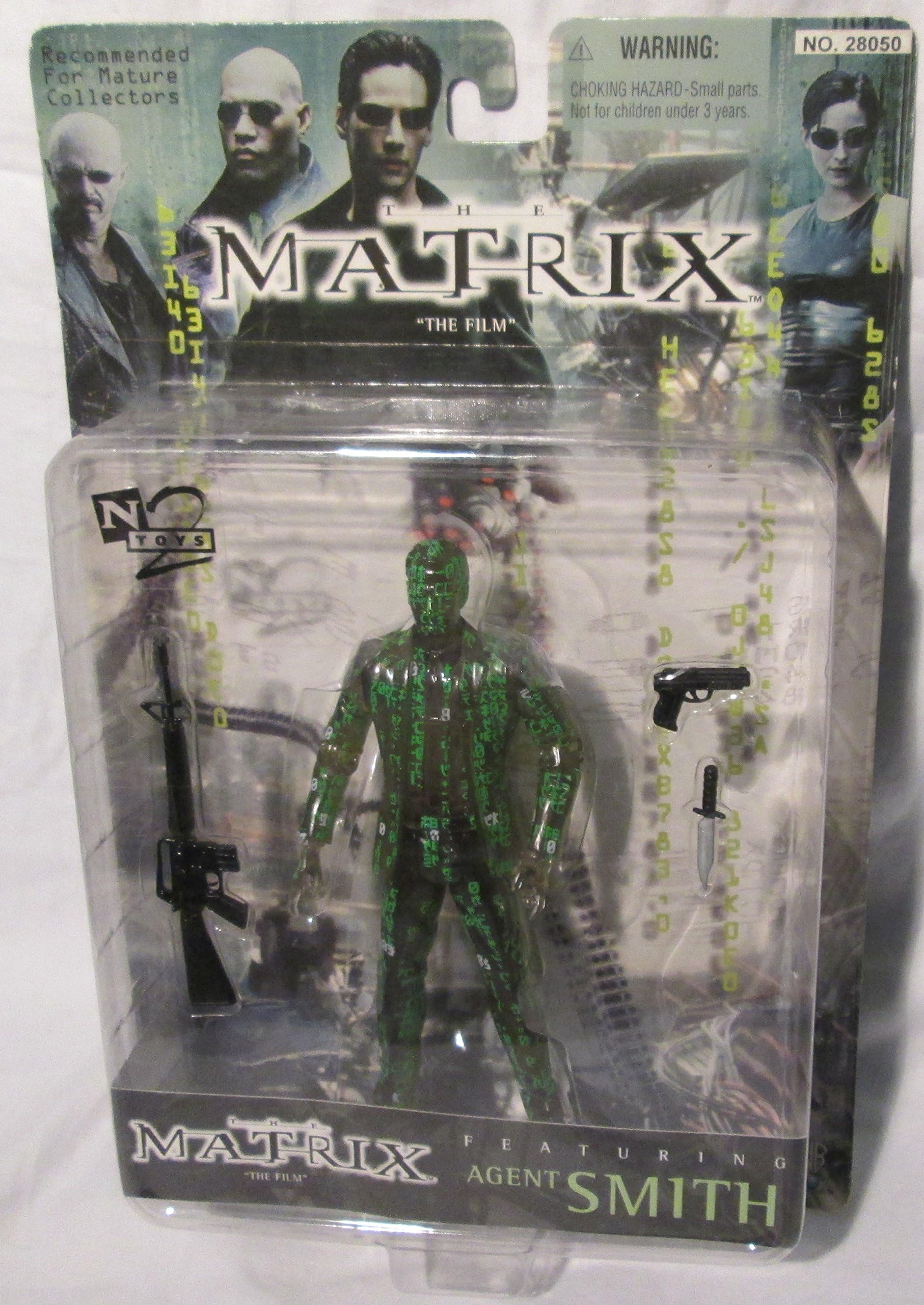The Matrix - Agent Smith Matrix Code Exclusive Action Figure