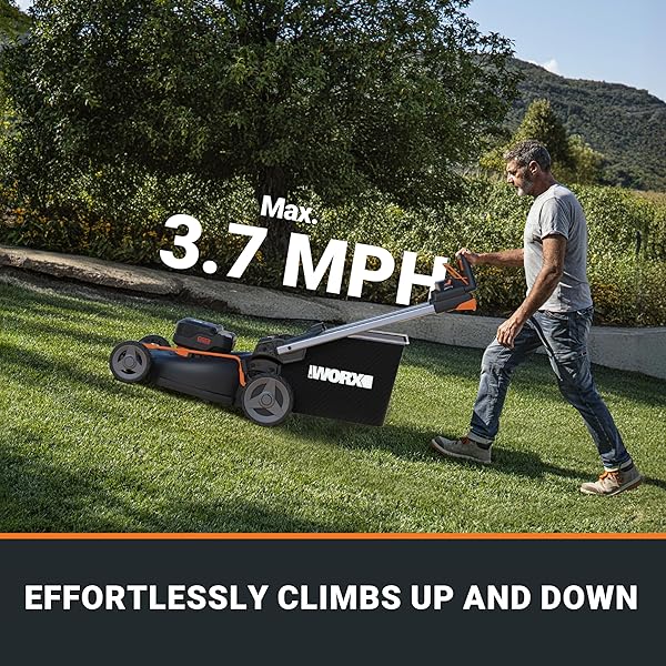 WORX Nitro 21" Cordless Lawn Mower 3