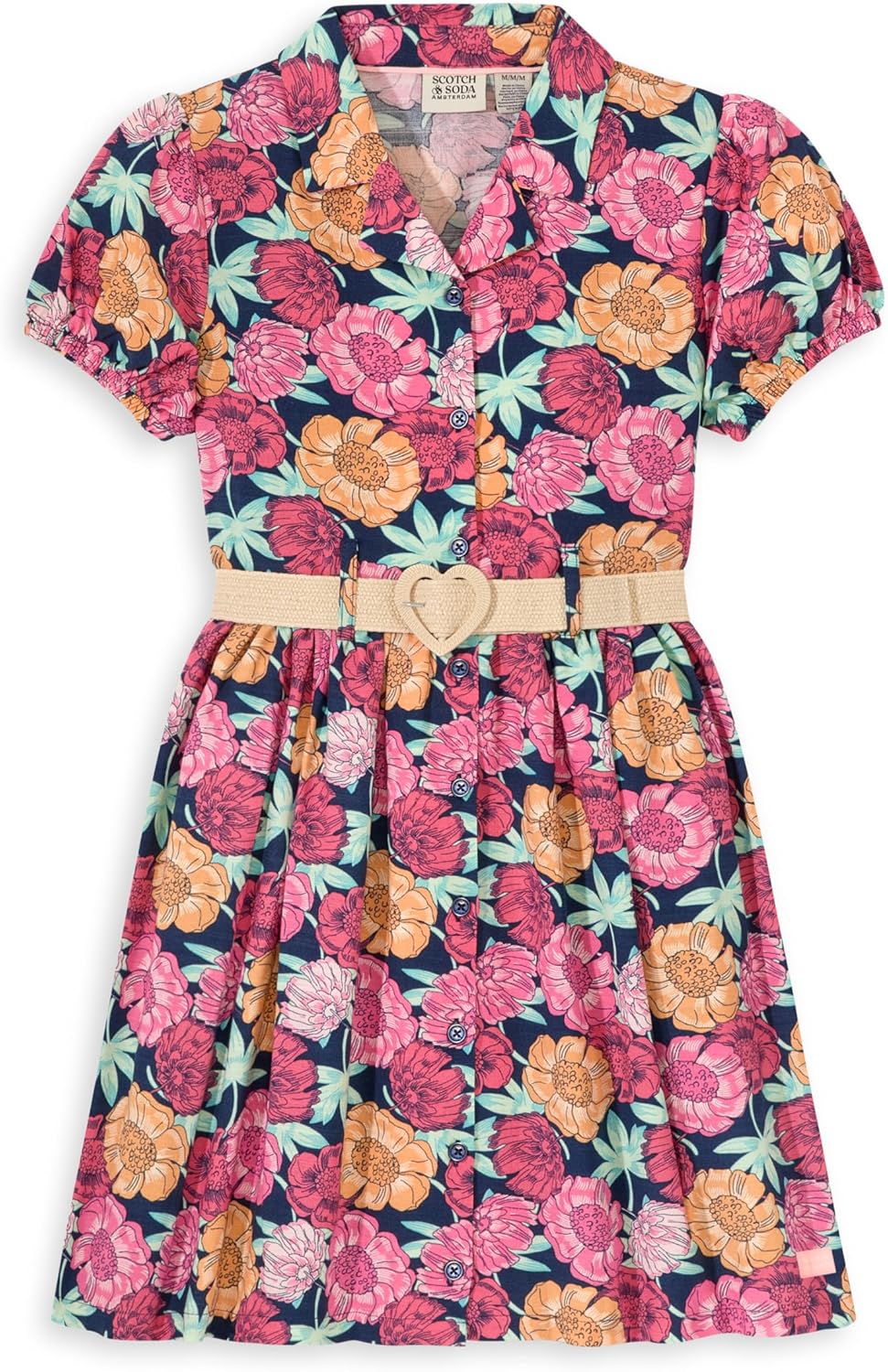 Scotch & Soda Girls' Summer Midi Dress, One Piece Outfit