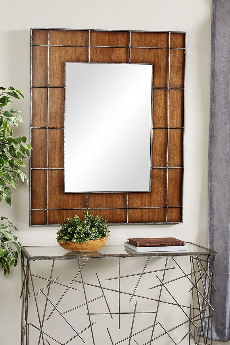 Wall Mirror, Oversized, Brown