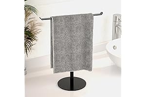 Space-Saving Small Towel Holder for Bathroom Organization