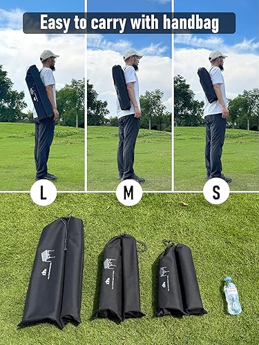 Miniatura 34 de iClimb Alu ligero y estable. Mesa cuadrada plegable enrollable con bolsa de transporte para camping, picnic, patio trasero, barbacoa, campamento