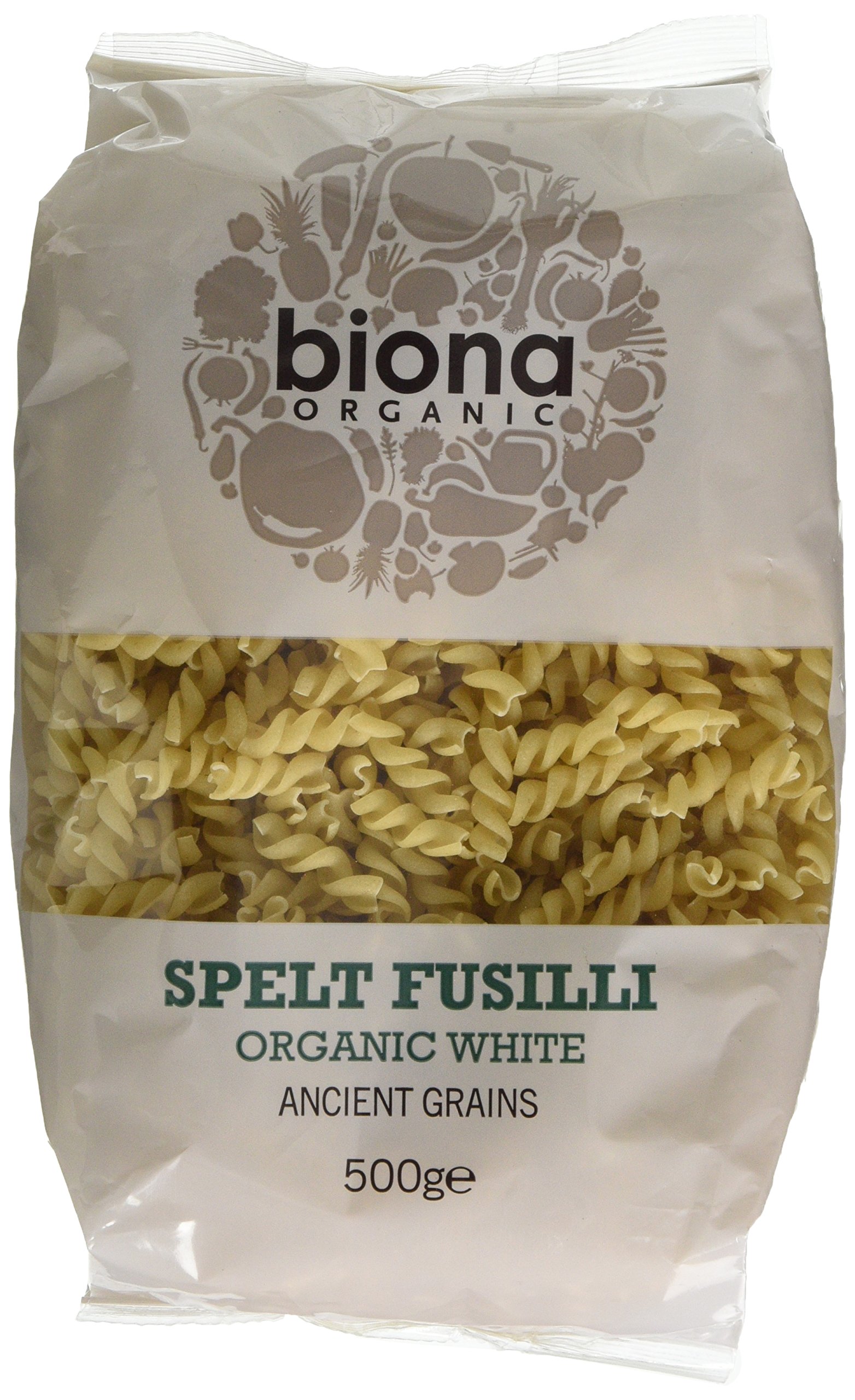Biona Organic Spelt White Fusilli Pasta 500g