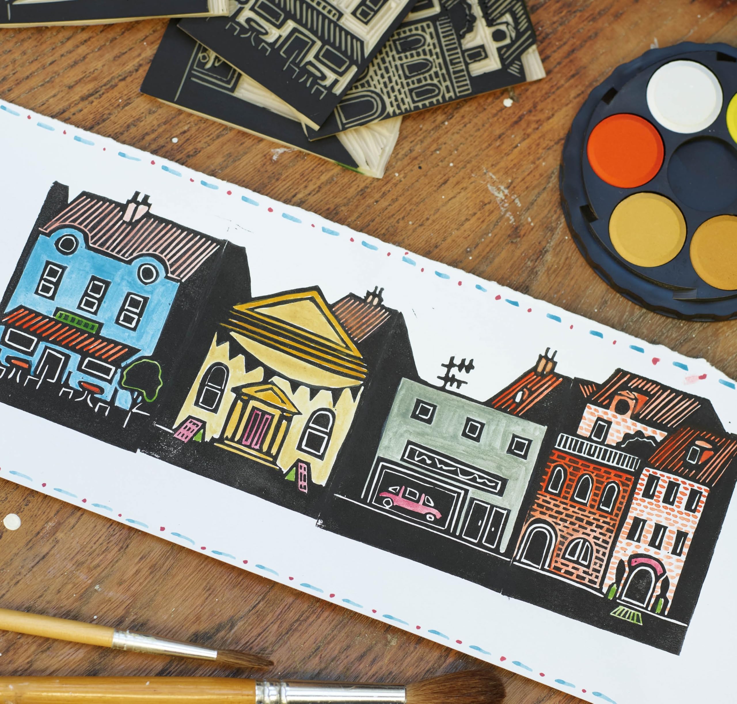 Linocut Printmaking in the City: Tools and Techniques for the Urban Artist (Art in the City)