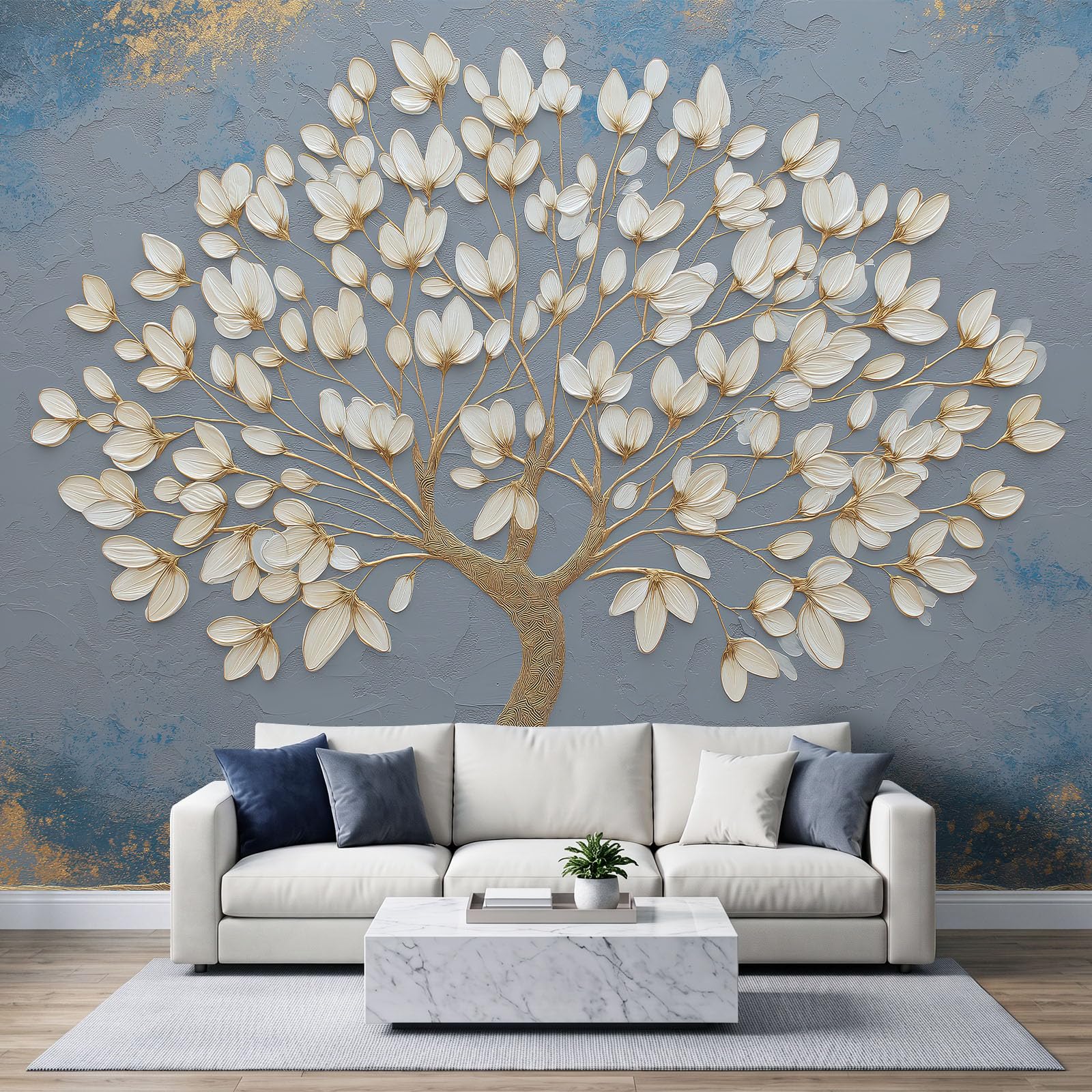 Generisch WTD - Papel pintado para pared, diseño moderno en relieve 3D para