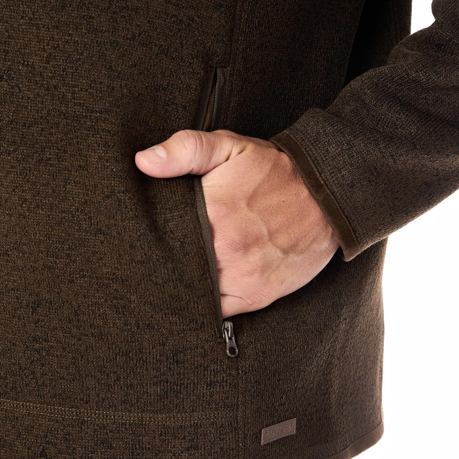 Smith's Workwear mens Sweater Fleece Quarter Zip Pullover - Image 5