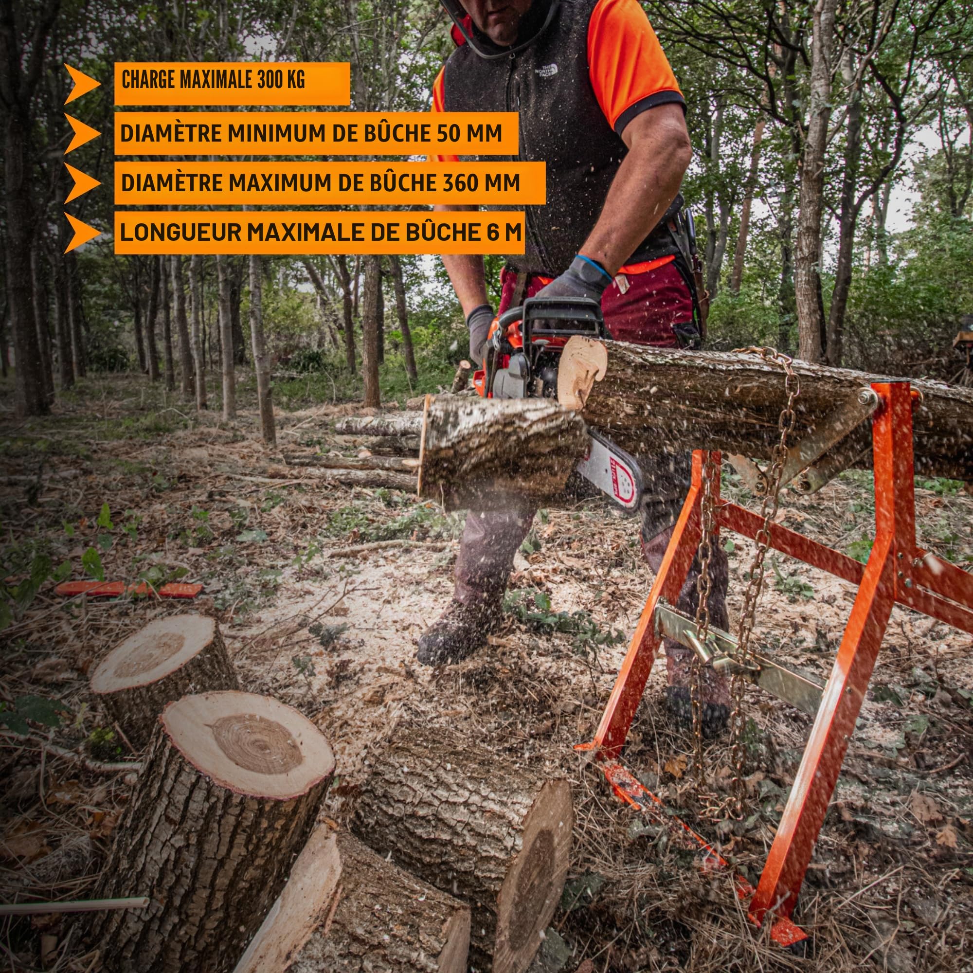 Forest Master USH Chevalet de sciage