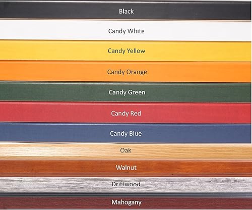 Miniatura 4 de Marco de fotos personalizado para los primeros 12 meses de 12 meses para bebé, 12 x 22 pulgadas, color azul caramelo con soporte y colgador