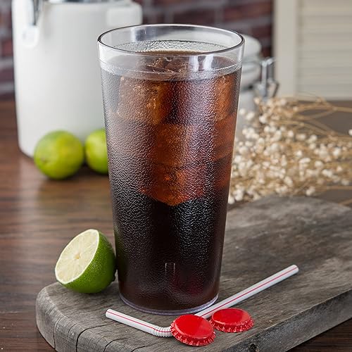 Miniatura 5 de Carlisle FoodService Products - Vaso de plástico Stackable™ de 32 onzas, transparente (paquete de 24)