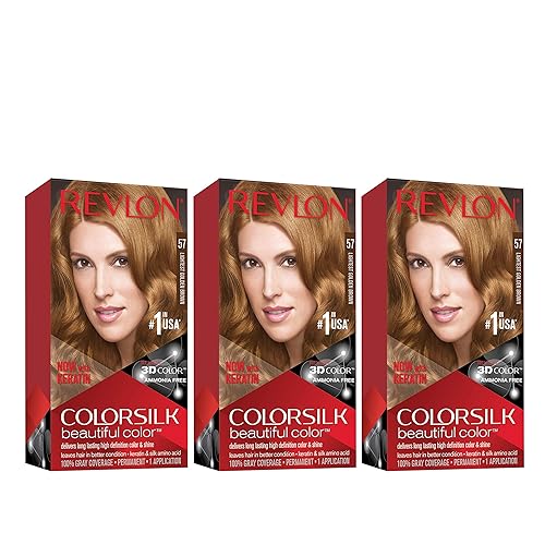 Miniatura 212 de Revlon Colorsilk - Tinte permanente para el cabello, cubre 100% las canas, sin amoníaco, con queratina y aminoácidos, castaño claro 51, 4.4 onzas