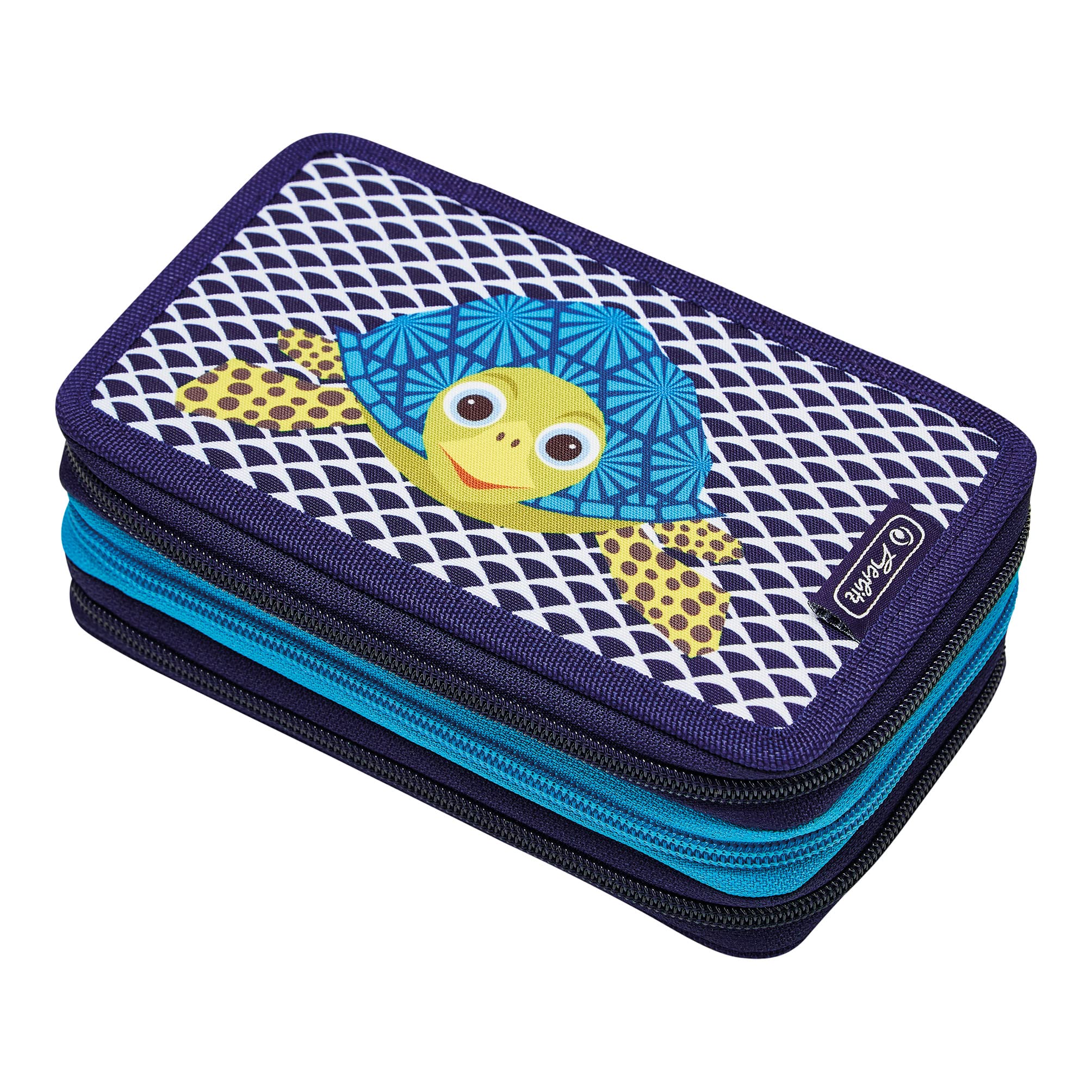 Herlitz TriCase 31-Piece Pencil Case with Motif, Blue, Pencil case