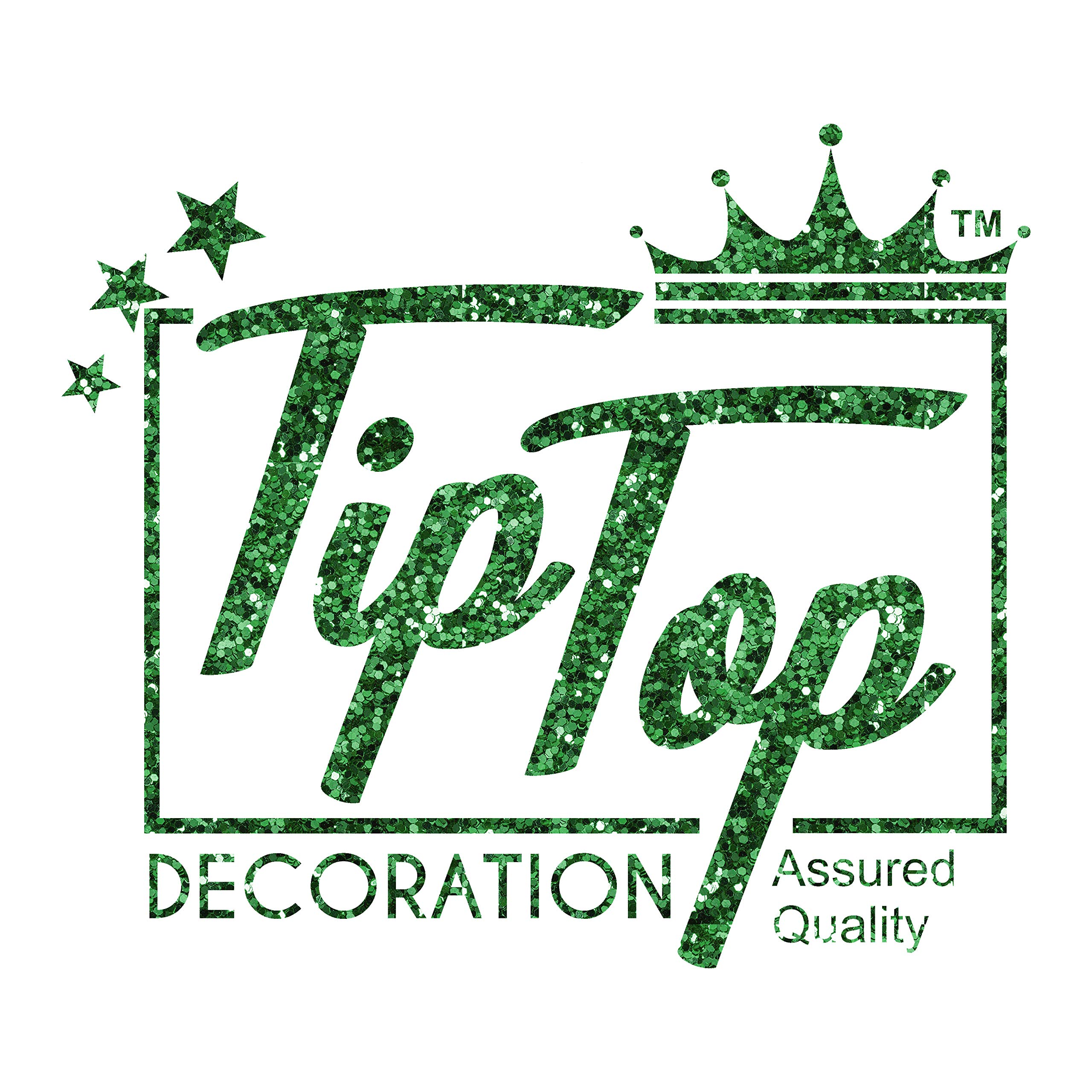 Tiptop Decoration Sparkling Glitter Powder (100 Grams) (Premium Shimmer) (Green Diamond) 3