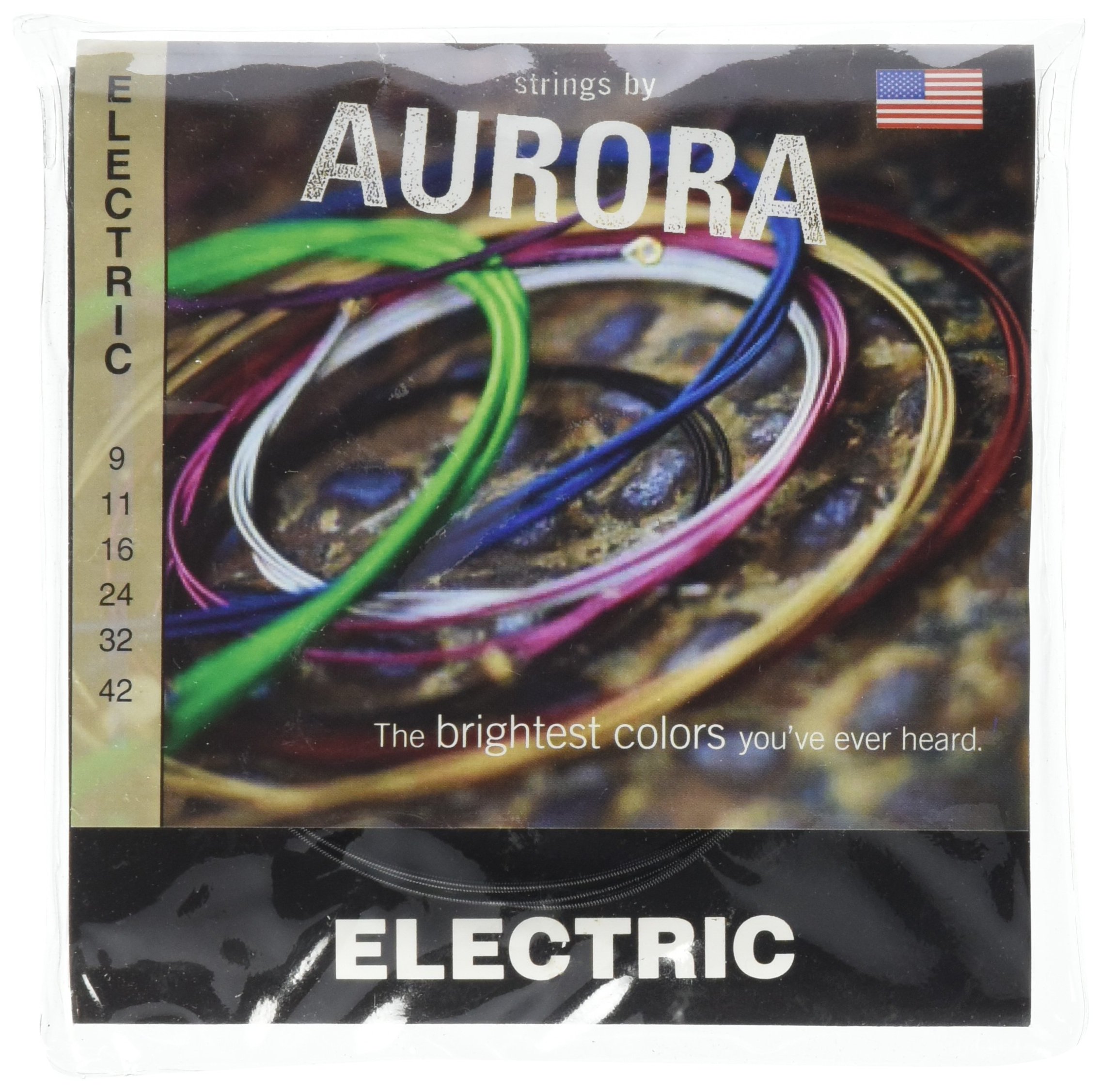 Aurora Strings Premium AURBL9-42 AURBL9-42 Nickel Plated Bass Guitar Strings, Light