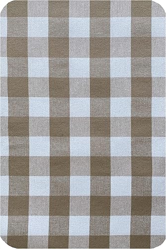 Miniatura 4 de Newbridge Buffalo Check - Manteles individuales de algodón rústico para interiores y exteriores, estilo cabaña, diseño de cuadros a cuadros,