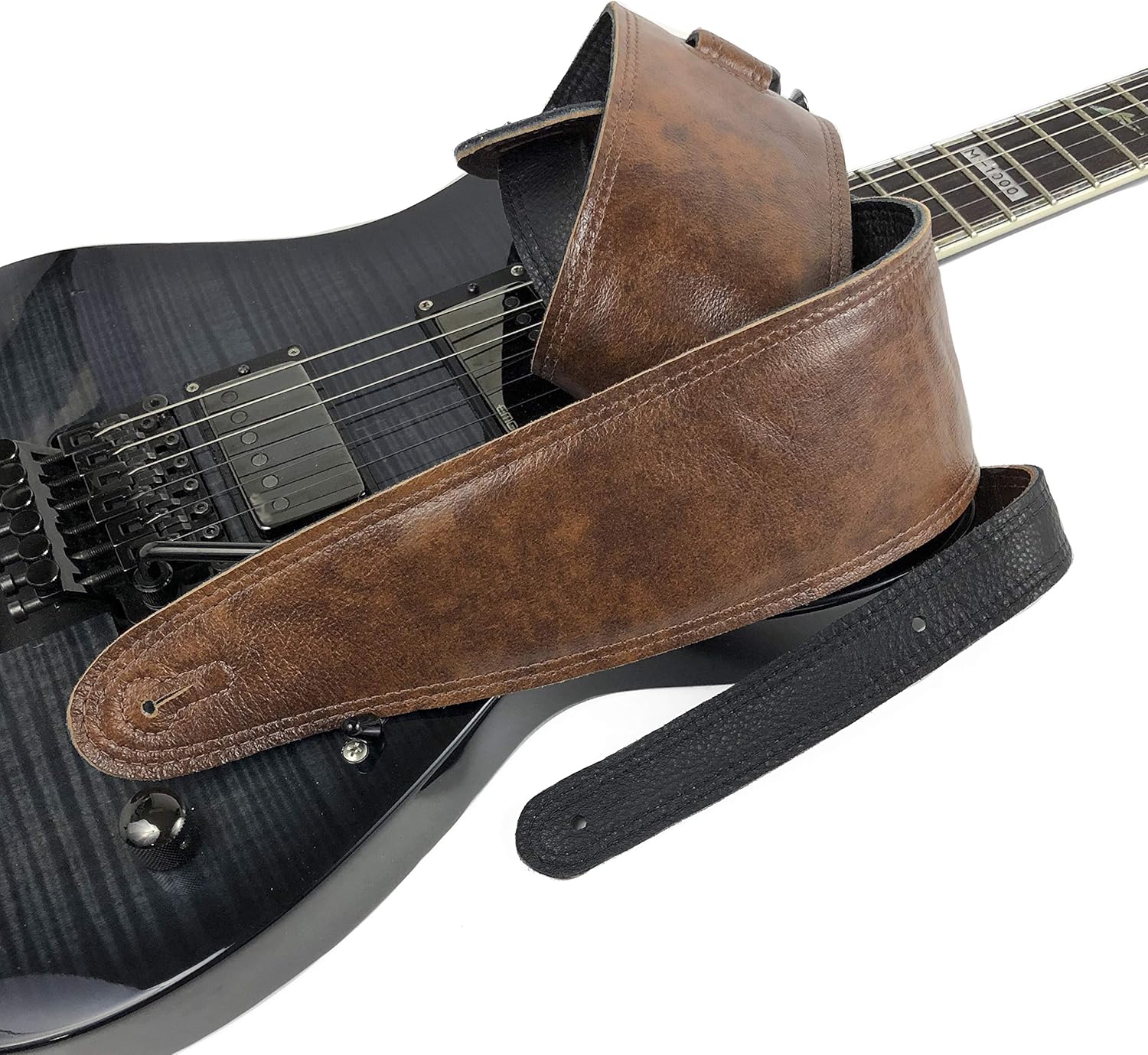 定番人気！ ペリーズ ギターストラップ Perri's AFR256873 TAN タン レザーストラップ アフリカンコレクション