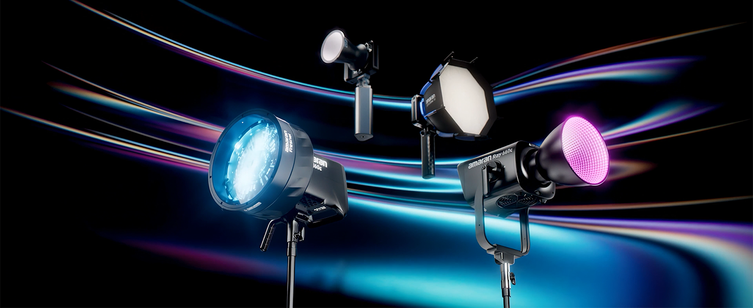 Amazon.com : Amaran Ray 660c Full Color COB LED Video Light, 660W 