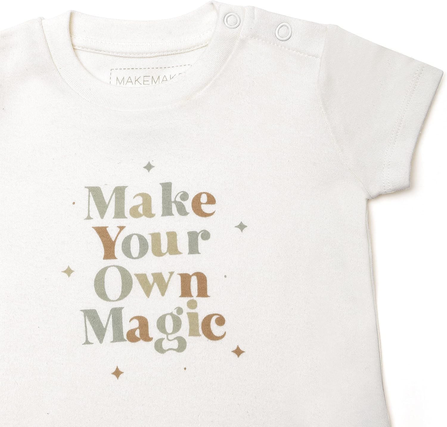 MakeMake Organics GOTS Certified Organic Cotton Infant Toddler Tee and Pant Sets Outfit - Image 3